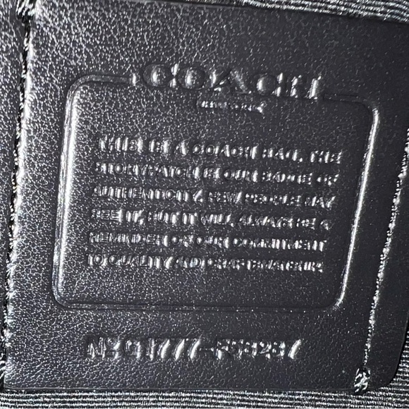 Coach Purse, Authentic, Leather, 13L x 9H x 4W - Picture 3 of 4